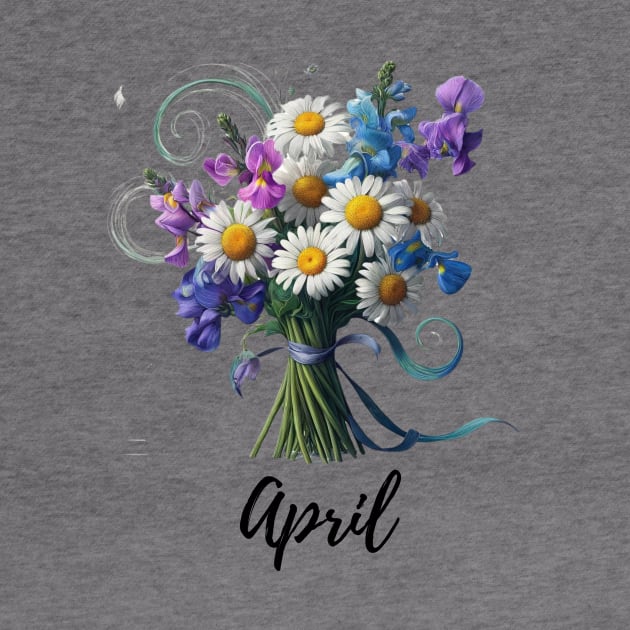 Daisy Flower Shirt, April Birth Month, Vintage Watercolor Floral Tshirt, Mothers Day Gift, Boho Gargden Tee, Cottagecore Flower TShirt by HoosierDaddy